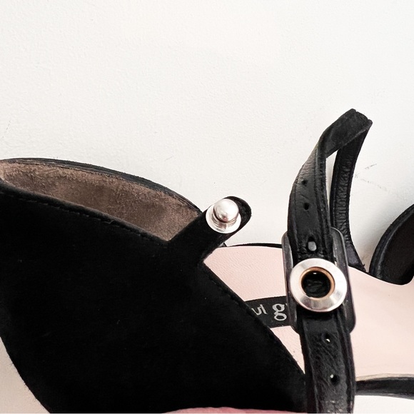 Paul Green Black Suede Womens Valetta d'Orsay Pumps, size 9 - Picture 12 of 16